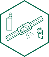 10 Essentials of Hiking - Safety Items Icon